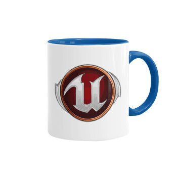 Unreal, Mug colored blue, ceramic, 330ml