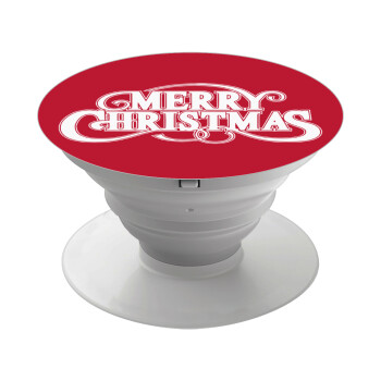 Merry Christmas classical, Phone Holders Stand  White Hand-held Mobile Phone Holder