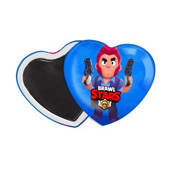 Brawl Stars Colt, Μαγνητάκι καρδιά (57x52mm)