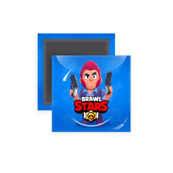 Brawl Stars Colt, Μαγνητάκι ψυγείου τετράγωνο διάστασης 5x5cm