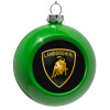 Green Christmas tree ornament bauble 8cm