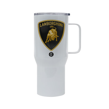 Lamborghini, Mega Stainless steel Tumbler with lid, double wall 750L