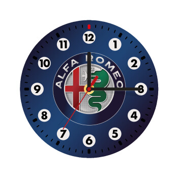 Alfa Romeo, Wooden wall clock (20cm)