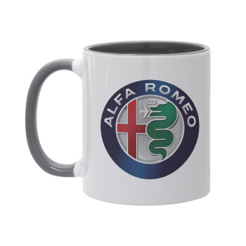 Alfa Romeo, Mug colored grey, ceramic, 330ml