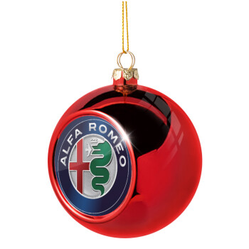 Alfa Romeo, Christmas tree ball Red 8cm