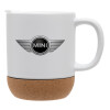 Ceramic coffee mug Cork (MAT), 330ml (1pcs)