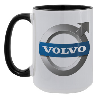 VOLVO, Κούπα Mega 15oz, κεραμική Μαύρη, 450ml