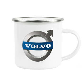 VOLVO, Κούπα Μεταλλική εμαγιέ λευκη 360ml