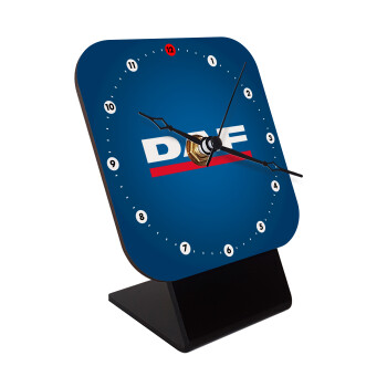 DAF, Επιτραπέζιο ρολόι ξύλινο με δείκτες (10cm)