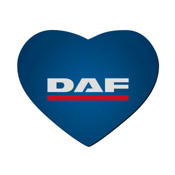 DAF, Mousepad heart 23x20cm