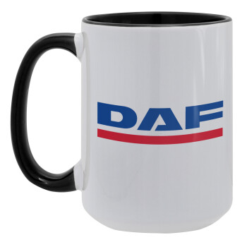 DAF, Κούπα Mega 15oz, κεραμική Μαύρη, 450ml