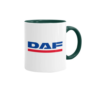 DAF, Mug colored green, ceramic, 330ml
