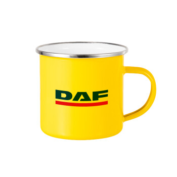 DAF, Yellow Enamel Metallic Cup 360ml