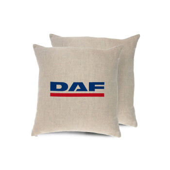 DAF, Μαξιλάρι καναπέ ΛΙΝΟ 40x40cm περιέχεται το  γέμισμα