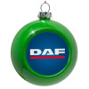 Green Christmas tree ornament bauble 8cm