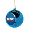 Blue Christmas tree ball ornament 8cm