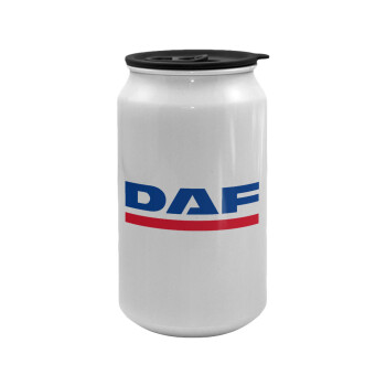 DAF, Κούπα ταξιδιού μεταλλική με καπάκι (tin-can) 500ml