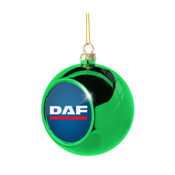 DAF, Green Christmas tree ornament ball 8cm