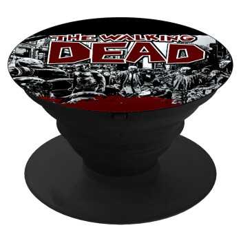 The walking dead comic drawing zombie, Phone Holders Stand  Black Hand-held Mobile Phone Holder