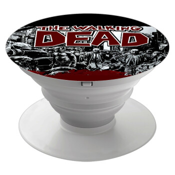 The walking dead comic drawing zombie, Phone Holders Stand  Λευκό Βάση Στήριξης Κινητού στο Χέρι