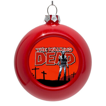 The Walking Dead, Red Christmas tree ornament bauble 8cm